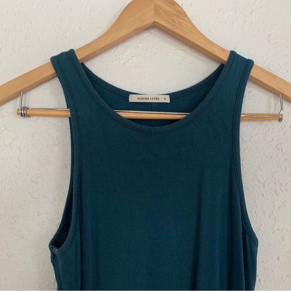 Lexi Midi Tank Dress in Tapestry Blue - Picture 4 of 5